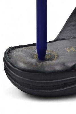 Ayakkabiburada 037 Günlük TAM ORTOPEDİK Hakiki Deri Erkek Terlik PUFF Taban - 6