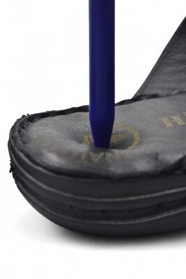 Ayakkabiburada 037 Günlük TAM ORTOPEDİK Hakiki Deri Erkek Terlik PUFF Taban - 6