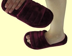 Ayakkabiburada 091 Peluş Kadın Ev Terliği Kışlık Terlik - 6
