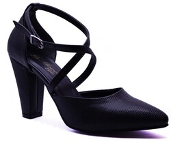 Ayakkabiburada - Ayakkabiburada 201 Bağlamalı Kadın Topuklu Ayakkabı 