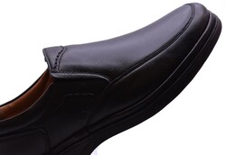 Ayakkabiburada 2020-209 Ortopedi Yumuşak Hakiki Deri Kışlık Erkek Ayakkabı - 9