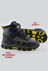 ISPARTALILAR - Callion 918 Ortopedik Taban Çocuk Outdoor Bot Ayakkabı Bilekli Kürklü