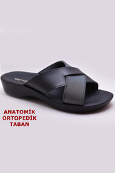 Ceyo Parma-10 Çapraz Bantlı Kadın Ortopedik Terlik - Ceyo