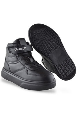 Chıcago TAM Ortopedik Taban Unisex Çocuk Spor Ayakkabı Beyaz Siyah Spor Ayakkabı