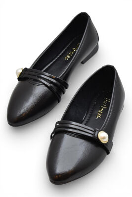 D158 Rahat Taban Günlük Kadın Babet Ayakkabı Nişan Düğün Abiye Kadın Ayakkabısı - 10