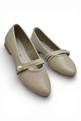 D158 Rahat Taban Günlük Kadın Babet Ayakkabı Nişan Düğün Abiye Kadın Ayakkabısı - 3