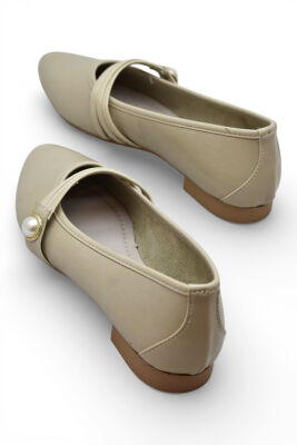 D158 Rahat Taban Günlük Kadın Babet Ayakkabı Nişan Düğün Abiye Kadın Ayakkabısı - 7