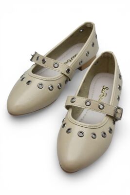 D159 Rahat Taban Günlük Kadın Babet Ayakkabı Zımbalı Babet Kadın Ayakkabısı - 6