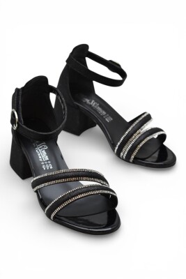 D611 Abiye Kız Çocuk Topuklu Ayakkabı Düğünlük Nişan Abiye Elbise Ayakkabısı - 3