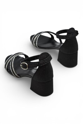 D611 Abiye Kız Çocuk Topuklu Ayakkabı Düğünlük Nişan Abiye Elbise Ayakkabısı - 5