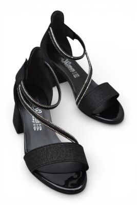 D613 Abiye Kız Çocuk Topuklu Ayakkabı Taşlı Açık Kız Çocuk Nişan Abiye Ayakkabısı - 4