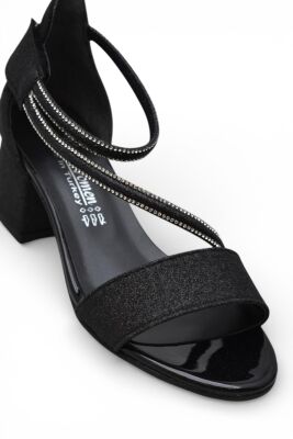 D613 Abiye Kız Çocuk Topuklu Ayakkabı Taşlı Açık Kız Çocuk Nişan Abiye Ayakkabısı - 6