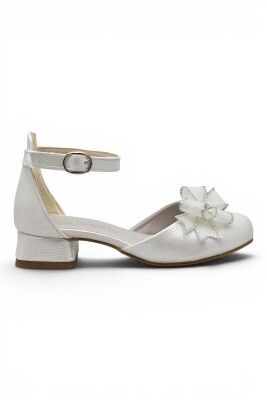 D740 Abiye Kız Çocuk Topuklu Ayakkabı Kapalı Kız Çocuk Nişan Abiye Ayakkabısı - 8