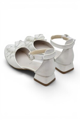 D740 Abiye Kız Çocuk Topuklu Ayakkabı Kapalı Kız Çocuk Nişan Abiye Ayakkabısı - 10