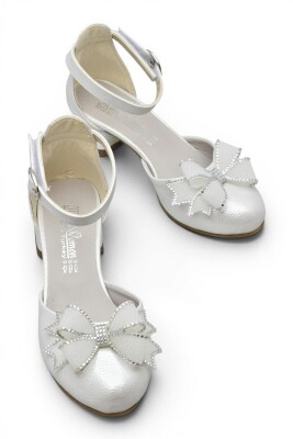 D740 Abiye Kız Çocuk Topuklu Ayakkabı Kapalı Kız Çocuk Nişan Abiye Ayakkabısı - 11