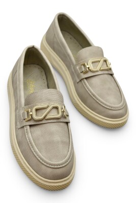 D857 Rahat Taban Günlük Kadın Ayakkabı Laofer Kadın Ayakkabı Oxfort Kadın Casual Ayakkabı - 4