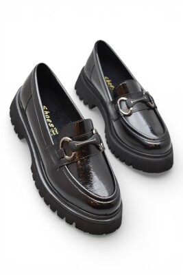 D858 Rahat Taban Günlük Kadın Ayakkabı Laofer Kadın Ayakkabı Oxfort Kadın Klasik Ayakkabı - ISPARTALILAR