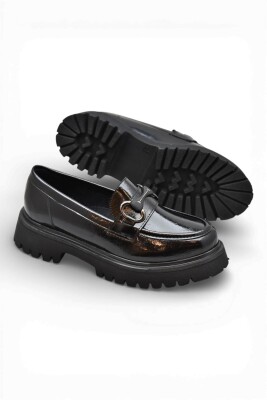 D858 Rahat Taban Günlük Kadın Ayakkabı Laofer Kadın Ayakkabı Oxfort Kadın Klasik Ayakkabı - 7