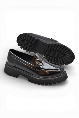 D858 Rahat Taban Günlük Kadın Ayakkabı Laofer Kadın Ayakkabı Oxfort Kadın Klasik Ayakkabı - 7