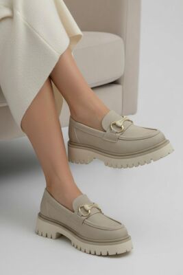 D858 Rahat Taban Günlük Kadın Ayakkabı Laofer Kadın Ayakkabı Oxfort Kadın Klasik Ayakkabı - 4