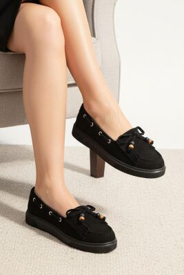 D859 Rahat Taban Günlük Kadın Ayakkabı Laofer Kadın Ayakkabı Oxfort Kadın Klasik Ayakkabı - 1