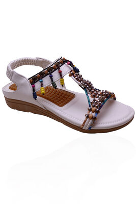 Guja 22Y150-22 Ortopedik Taban Kadın Sandalet (36-41) Arkası Lastikli - 2