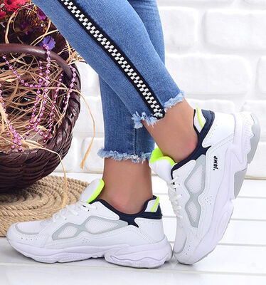 Jump 24712 Ortopedi Kalın Taban Unisex Spor Ayakkabı - 5