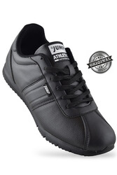Jump Eva Hafif Taban Ortopedik Taban Unisex Spor Ayakkabı Cilt Malzeme 22211 - ISPARTALILAR