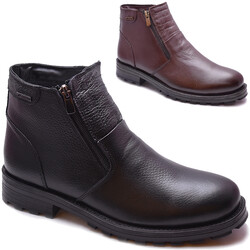 Mp 212-4401 Ortopedi Hakiki Deri Erkek Bot Ayakkabı (40-44) - M.P ONE
