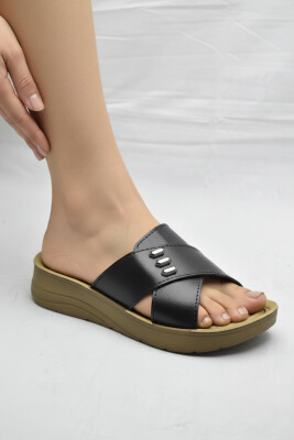 P10 Rahat Ortopedik Taban Günlük Kadın Terlik Hafif Taban Kadın Terlik - 1