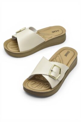 P13 Rahat Ortopedik Taban Günlük Kadın Terlik Ayarlanabilir Tokalı Kadın Terlik - 3