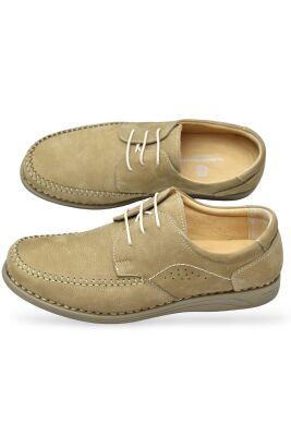 R01 Tam Ortopedik Taban Hakiki Deri Nubuk Erkek Ayakkabı Günlük Erkek Ayakkabı - 15