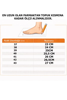 T01-3 Hafif Esnek Ortopedik Taban Günlük İçi Deri Kadın Ayakkabı Casual Anne Ayakkabısı - 4