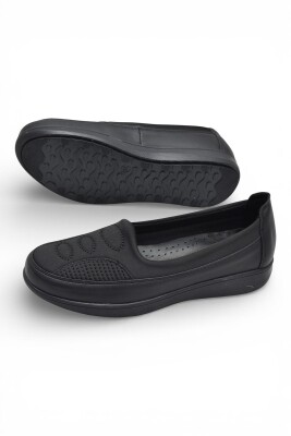 T1146 Hafif Esnek Ortopedik Taban Günlük İçi Deri Kadın Ayakkabı Casual Anne Ayakkabısı - 4