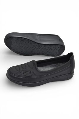 T1146 Hafif Esnek Ortopedik Taban Günlük İçi Deri Kadın Ayakkabı Casual Anne Ayakkabısı - 4