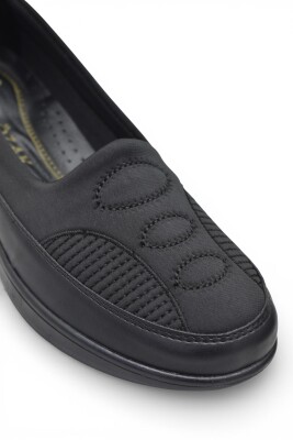 T1146 Hafif Esnek Ortopedik Taban Günlük İçi Deri Kadın Ayakkabı Casual Anne Ayakkabısı - 6