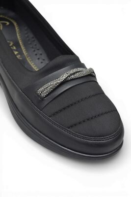 T1155 Hafif Esnek Ortopedik Taban Günlük İçi Deri Kadın Ayakkabı Casual Anne Ayakkabısı - 8