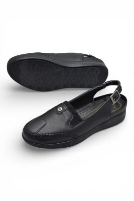 T801 Hafif Esnek Ortopedik Taban Günlük İçi Deri Kadın Ayakkabı Yazlık Kadın Sandalet - 5