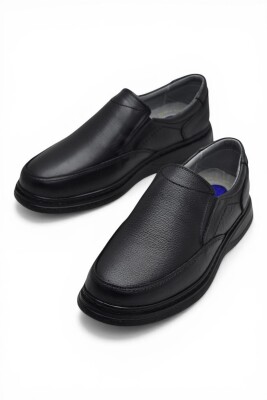 TAB451 Ortopedik Taban Hakiki Deri Erkek Ayakkabı Mevsimlik Baba Ayakkabısı - 7