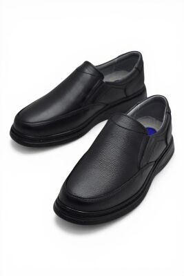 TAB451 Ortopedik Taban Hakiki Deri Erkek Ayakkabı Mevsimlik Baba Ayakkabısı - 7