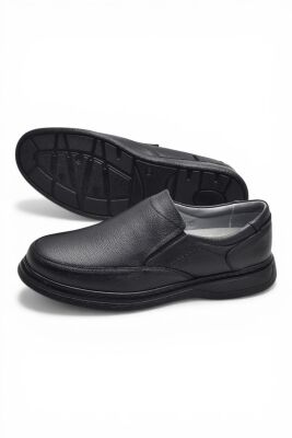 TAB451 Ortopedik Taban Hakiki Deri Erkek Ayakkabı Mevsimlik Baba Ayakkabısı - 8