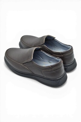 TAB451 Ortopedik Taban Hakiki Deri Erkek Ayakkabı Mevsimlik Baba Ayakkabısı - 12