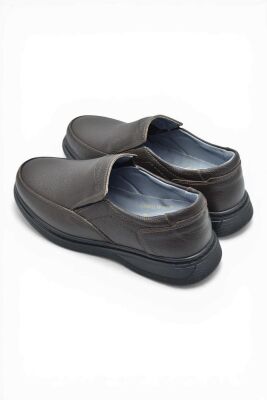 TAB451 Ortopedik Taban Hakiki Deri Erkek Ayakkabı Mevsimlik Baba Ayakkabısı - 12