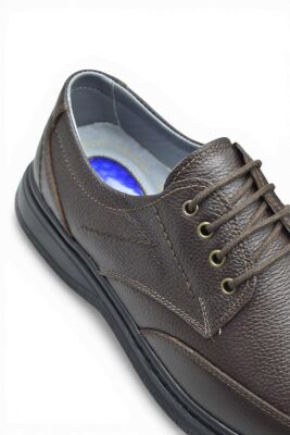 TAB451 Ortopedik Taban Hakiki Deri Erkek Ayakkabı Mevsimlik Baba Ayakkabısı - 22