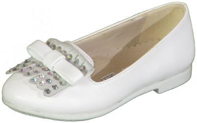 Vetta Ortopedi Beyaz Siyah Kız Çocuk Babet Ayakkabı (26-36) - 2