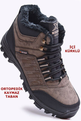 X6 Ortopedik Kaymaz Taban Kürklü Erkek Bot Outdoor Bot - 2